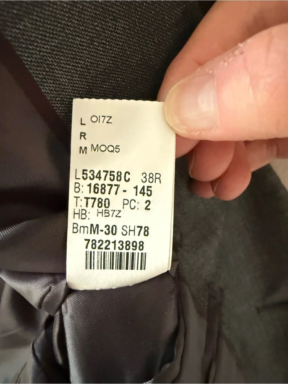 Michael Kors 100% Wool Vitale Barberis Canonico Blazer in Charcoal Gray